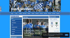 Desktop Screenshot of calciosalodiano.com