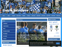 Tablet Screenshot of calciosalodiano.com